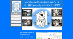Desktop Screenshot of humanesocietybergen.org